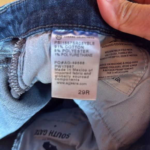 Prima Mid Rise Raw Hem Crop Cigarette Jeans - Picture 4 of 4